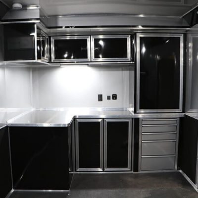 Formula Trailers | Trailers | Commercial Trailers | l-shaped-base-overhead-cabinet-toolbox