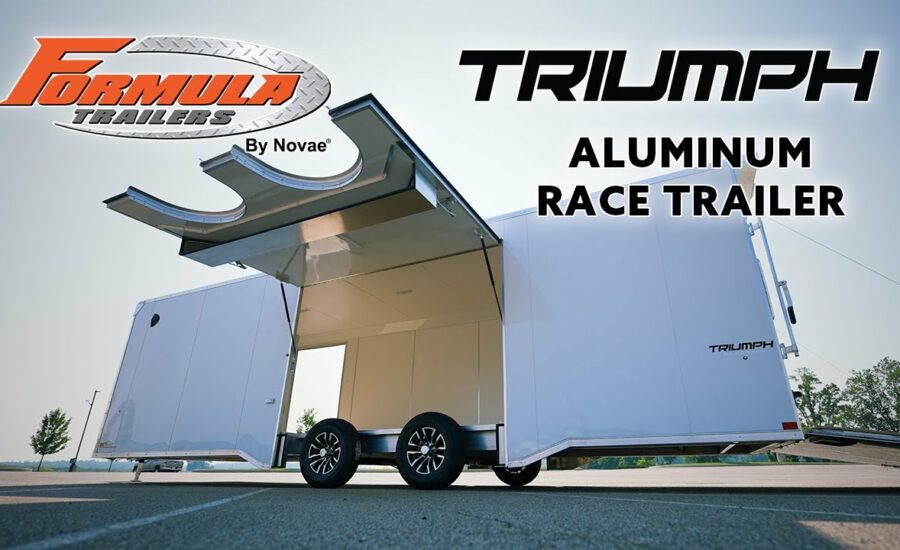 Formula Trailers | Feature Callout | Triumph Aluminum Race Trailer: The Ultimate Solution for Your Racing Needs