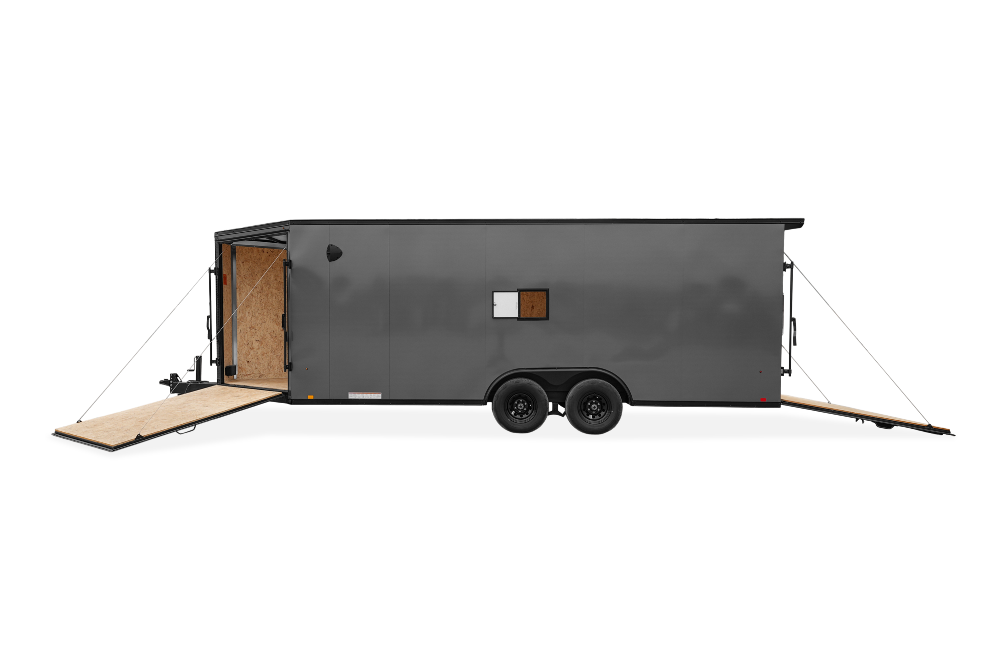 Formula Conquest Motorsports Motorcycle Trailer Side Open