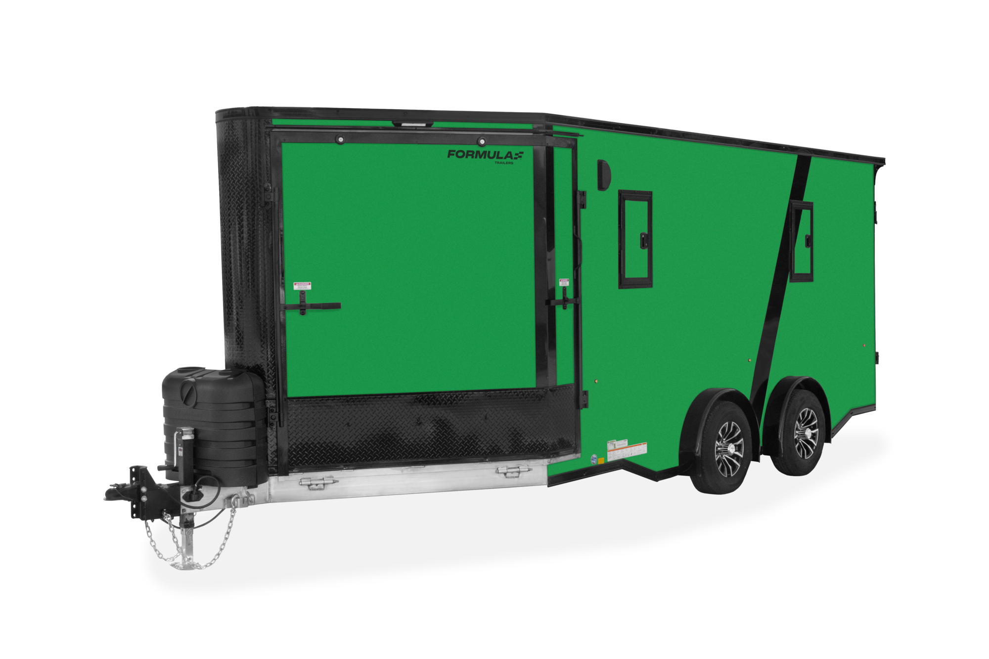 Formula Triumph Motorsports Motorcycle Trailer Front Closed