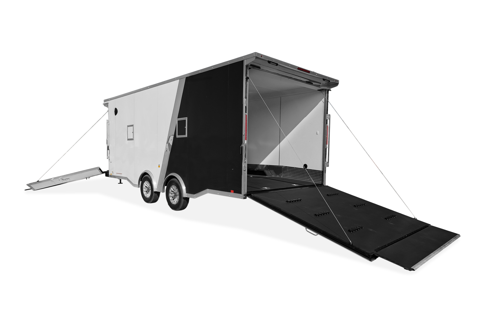 Formula Triumph Motorsports Motorcycle Trailer Rear Open