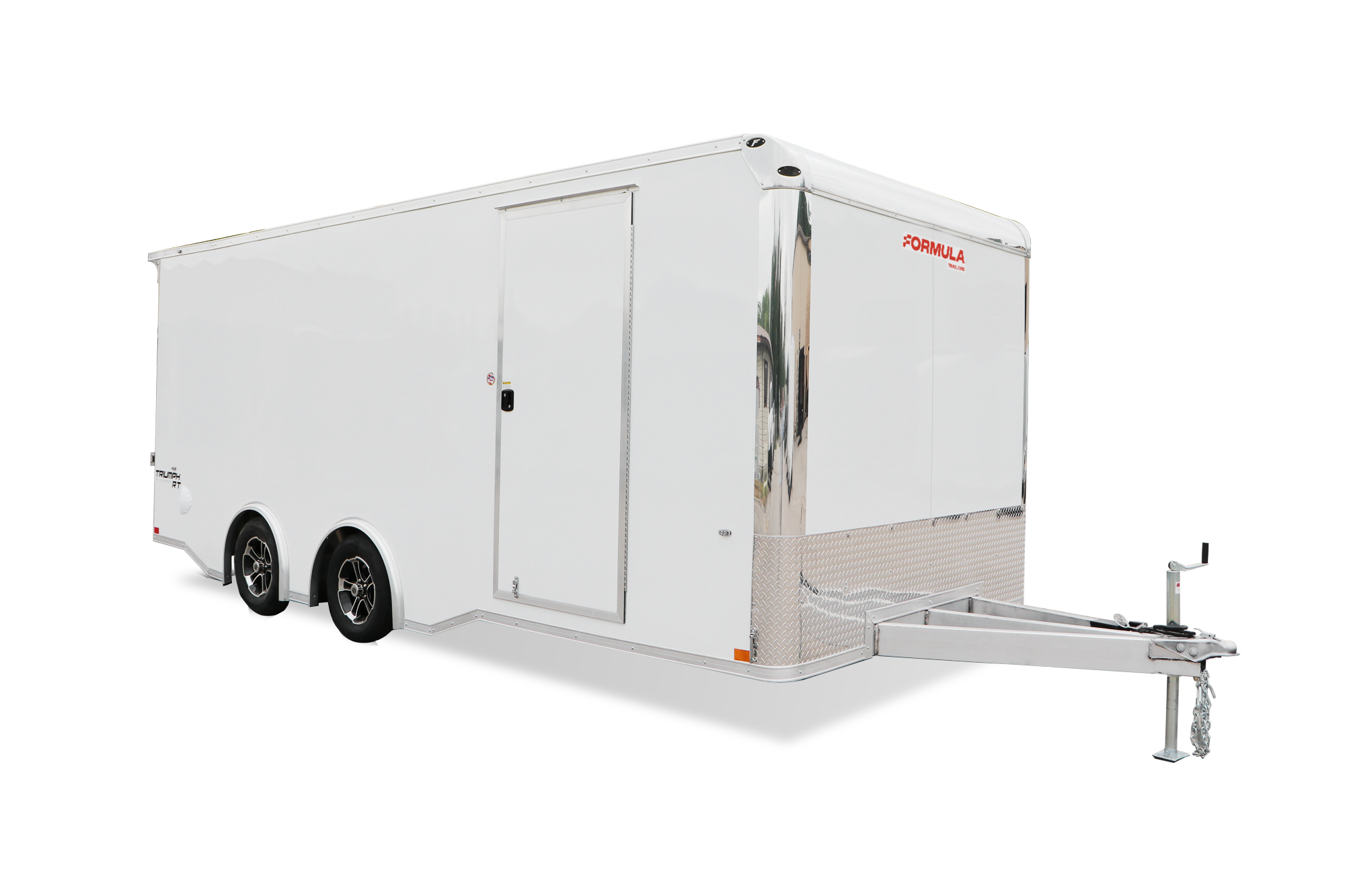 Formula Triumph Race Enclosed Car Trailer Front