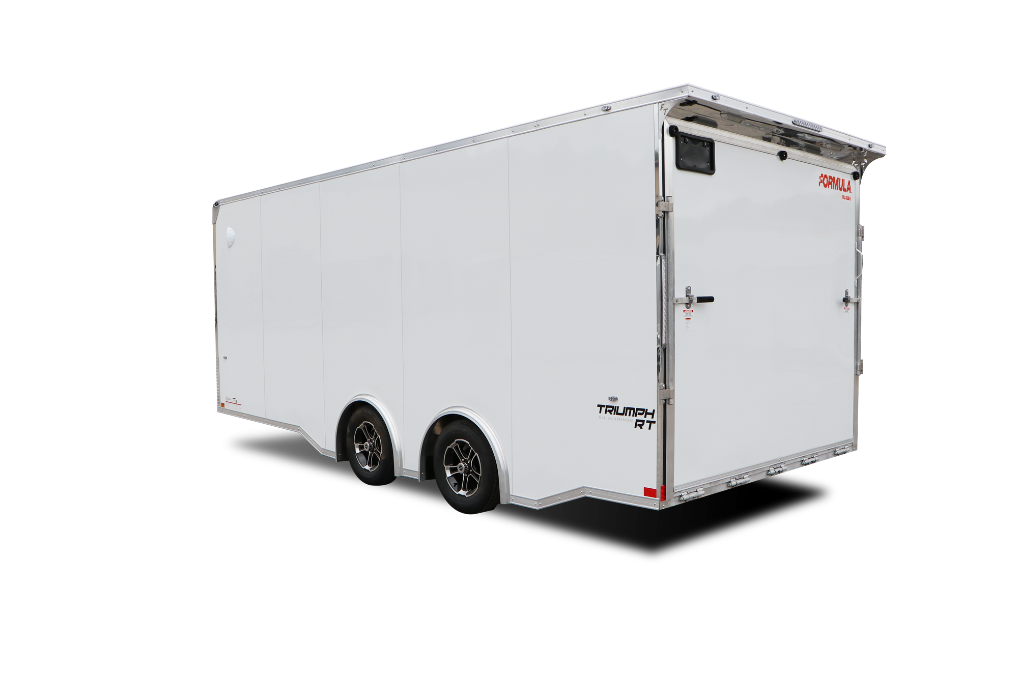 Formula Triumph Race Enclosed Car Trailer Rear