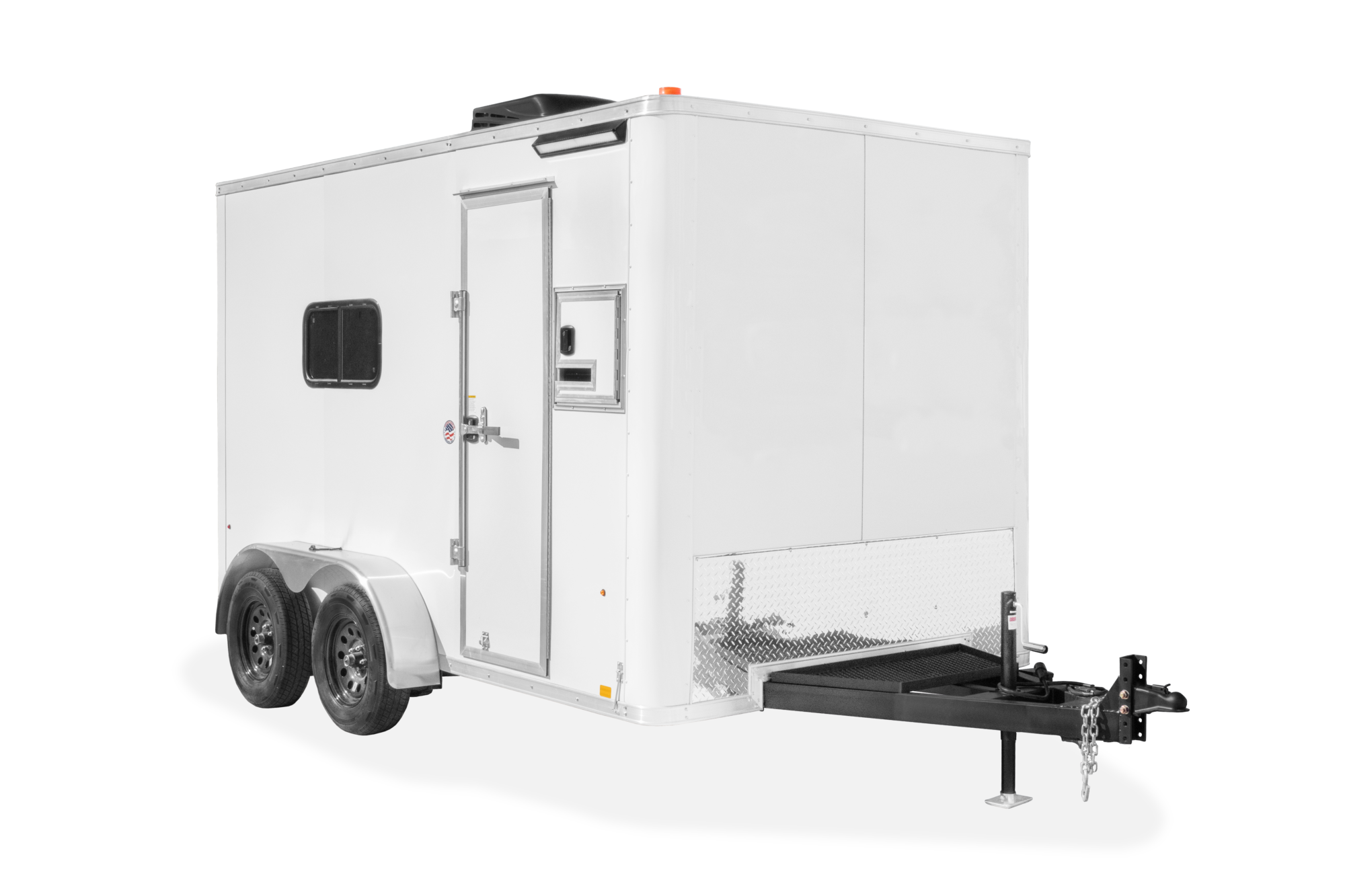 Formula Fiber Splicing Trailer Enclosed Contractor Trailer Front